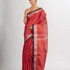 Rani Zari Cotton Tissue Jacquard Border handloom Saree