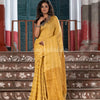 Egg Nog Linen Pallu Zari Handllom Saree