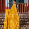 Yellow Silk Matka Handwoven Jamdani Saree