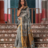 Silver Tissue Gold Zari Pallu Handwoven Saree