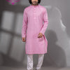Blush Pink Cotton Men's Punjabi