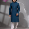 Indigo Blue Cotton Men's Punjabi