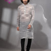 Pearl Grey Cotton Men's Punjabi