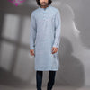 Sky Blue Cotton Men's Punjabi