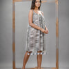 Ash Cotton Bengal Handwoven Kurti One Piece