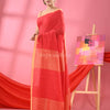 Red Cotton All Body Plus Buti Handloom Saree