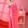Light Pink Cotton All Body Buti Handloom Saree