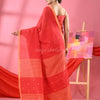 Red Cotton All Body Love Buti Handloom Saree