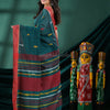 Rama Green Cotton Handloom Saree