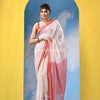 White Cotton Handloom Saree