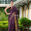 Light Purple Matka Silk Handloom Saree online