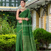 Green Matka Silk Handloom Saree wholesale price