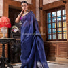 Nevy Blue Silk Handloom Saree