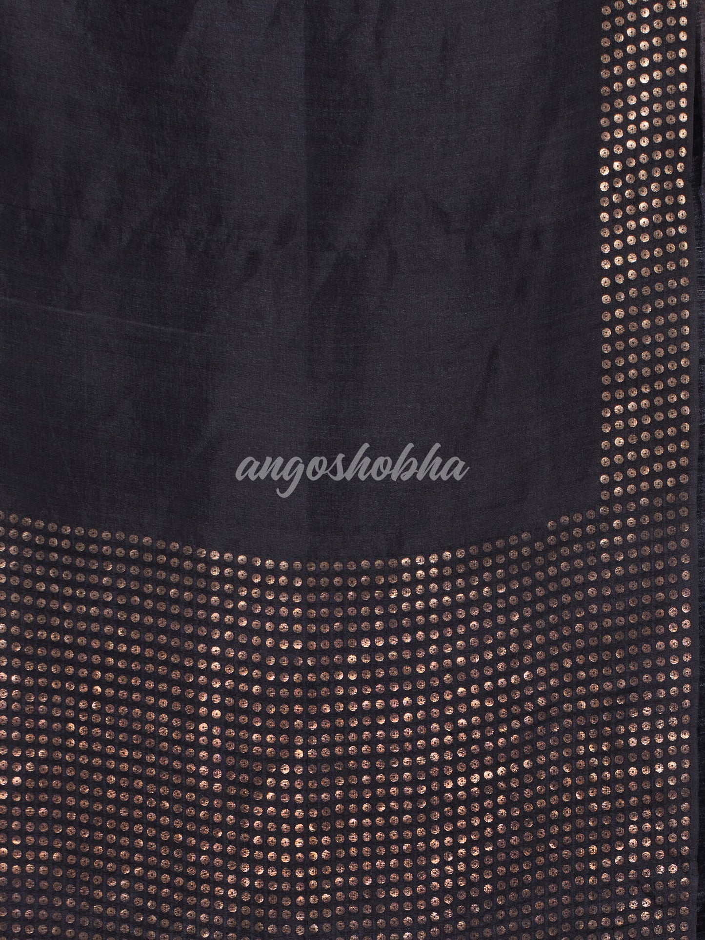 Black Muslin Silk Handloom Saree