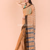 Biscuit Handloom Cotton Saree angoshobha