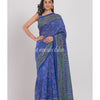 Blue Handloom Festive Saree angoshobha