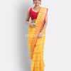 Handloom Pure Cotton Tant Saree in Yellow angoshobha