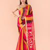 Multicolor Handloom Sequins Jamdani saree angoshobha