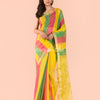 Multicolor Handwoven Cotton Saree angoshobha