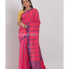 Pink Handloom Cotton Saree angoshobha