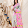 Traditional White Soft Dhakai Jamdani Saree angoshobha
