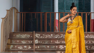 The classic beauty of Matka silk sarees: prices, styles, and shopping tips.