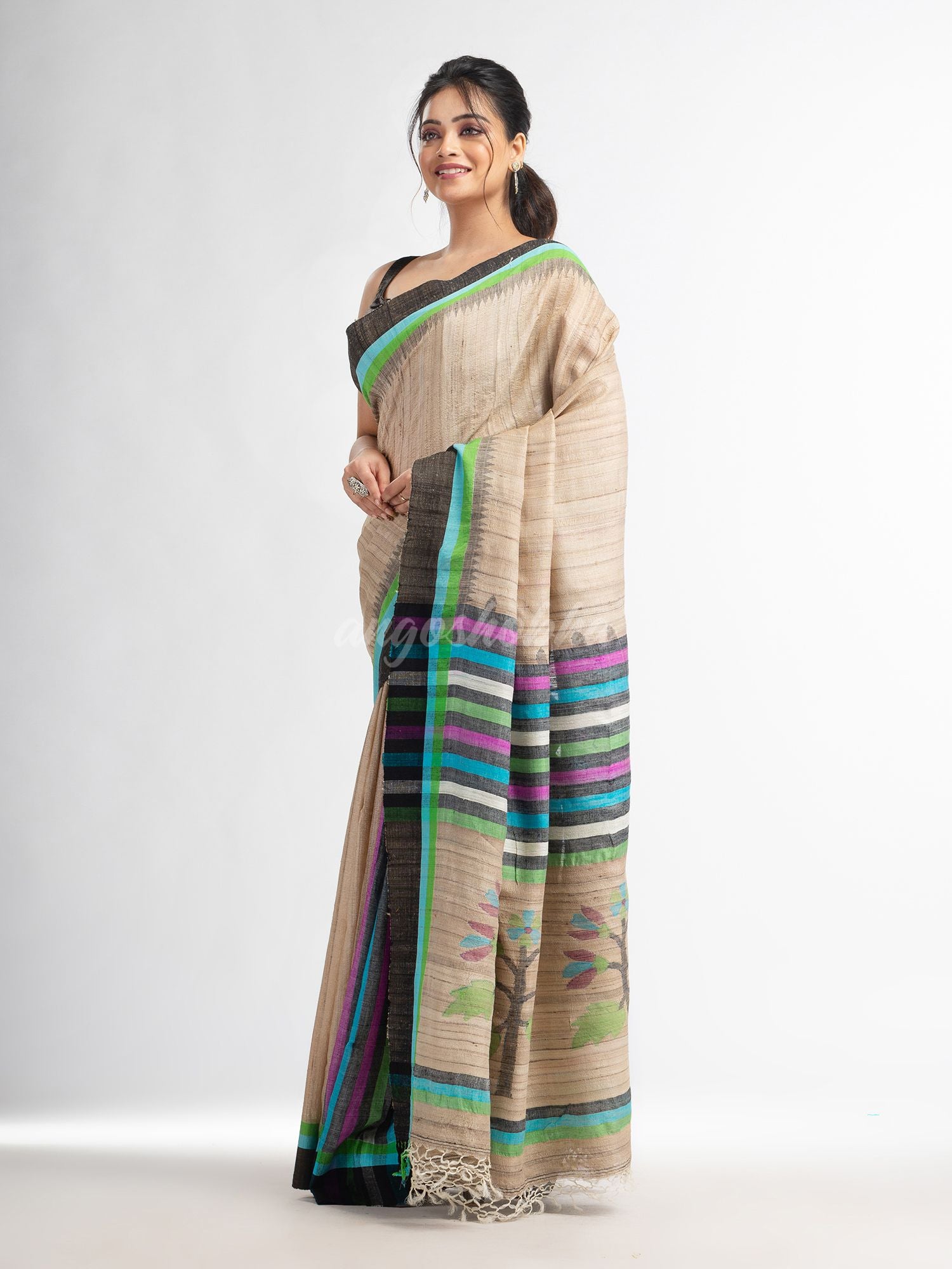 bhagalpuri ghicha silk sarees