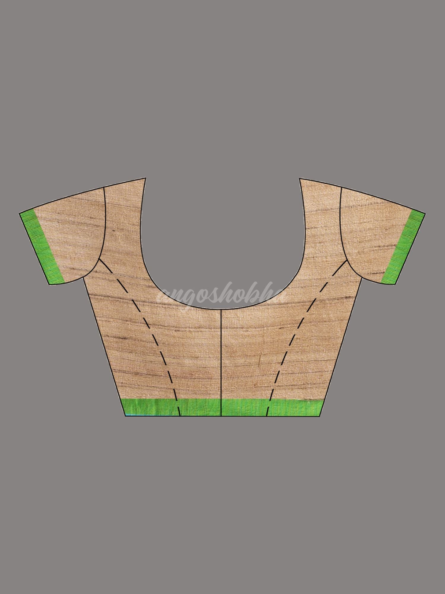 Ghicha multi color kuchi with jamdani pallu in temple border cotton ghicha handwoven saree blouse