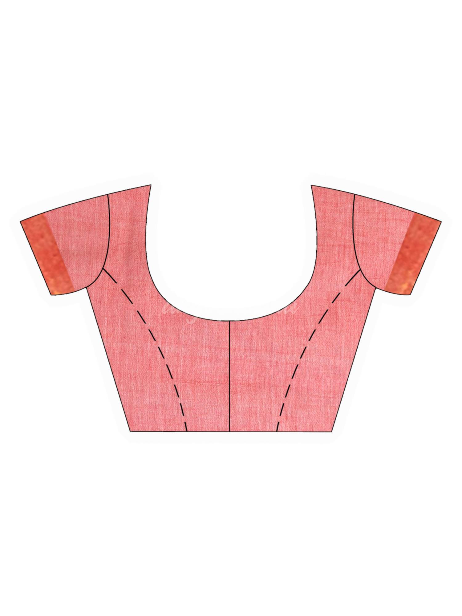 White Black and Red Stipe Handwoven Cotton Jamdani handloom Saree