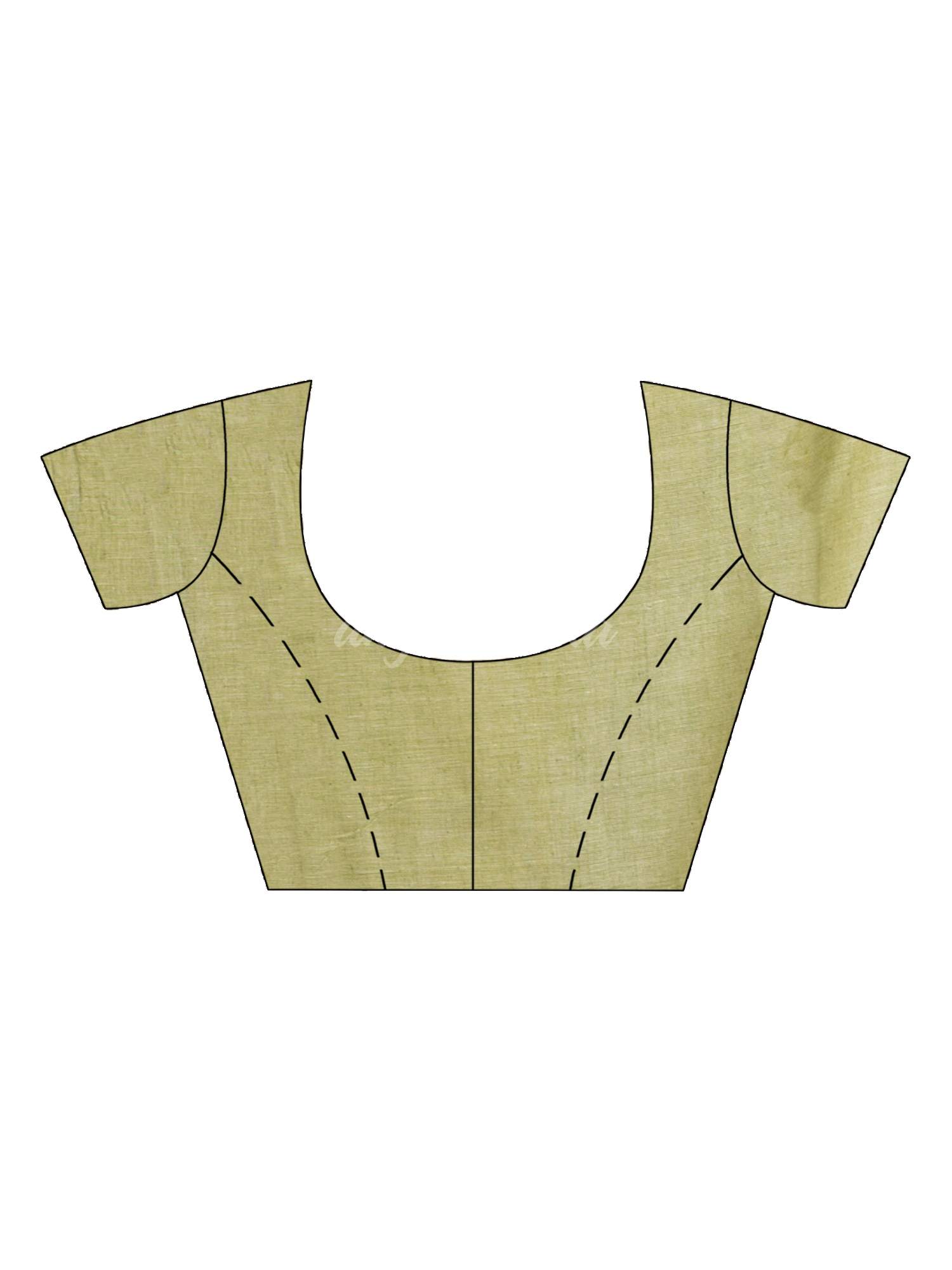 Natural Tussar Colour Handwoven Cotton Jamdani handloom Saree