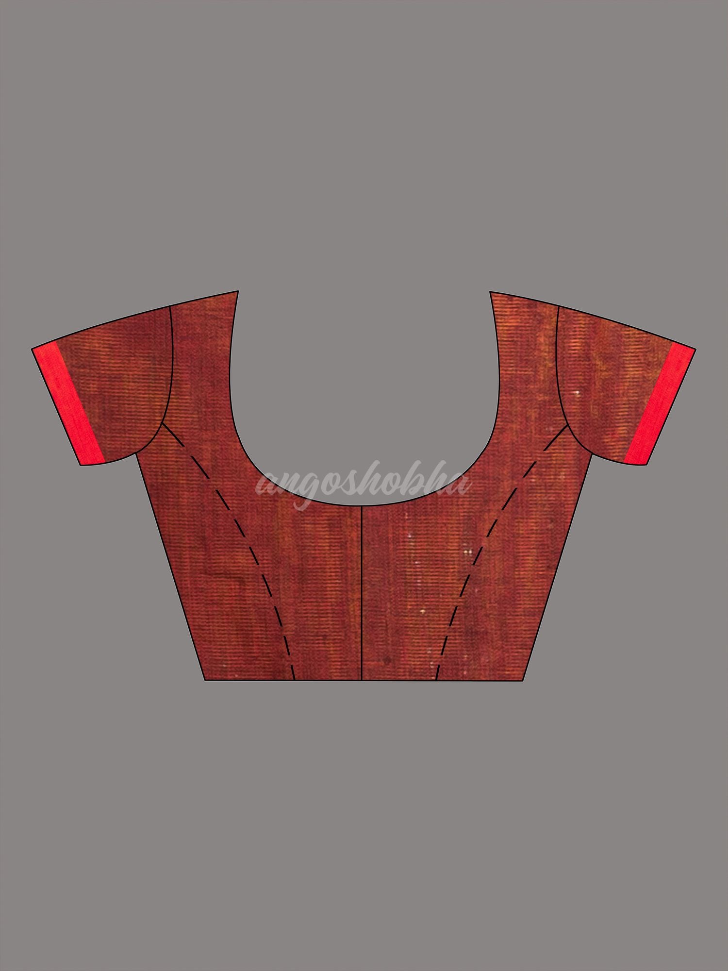 silver all body red strip moklin red border handwoven muslight saree