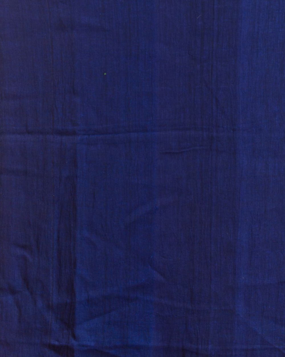 Berry blue handwoven bengal cotton and linen saree