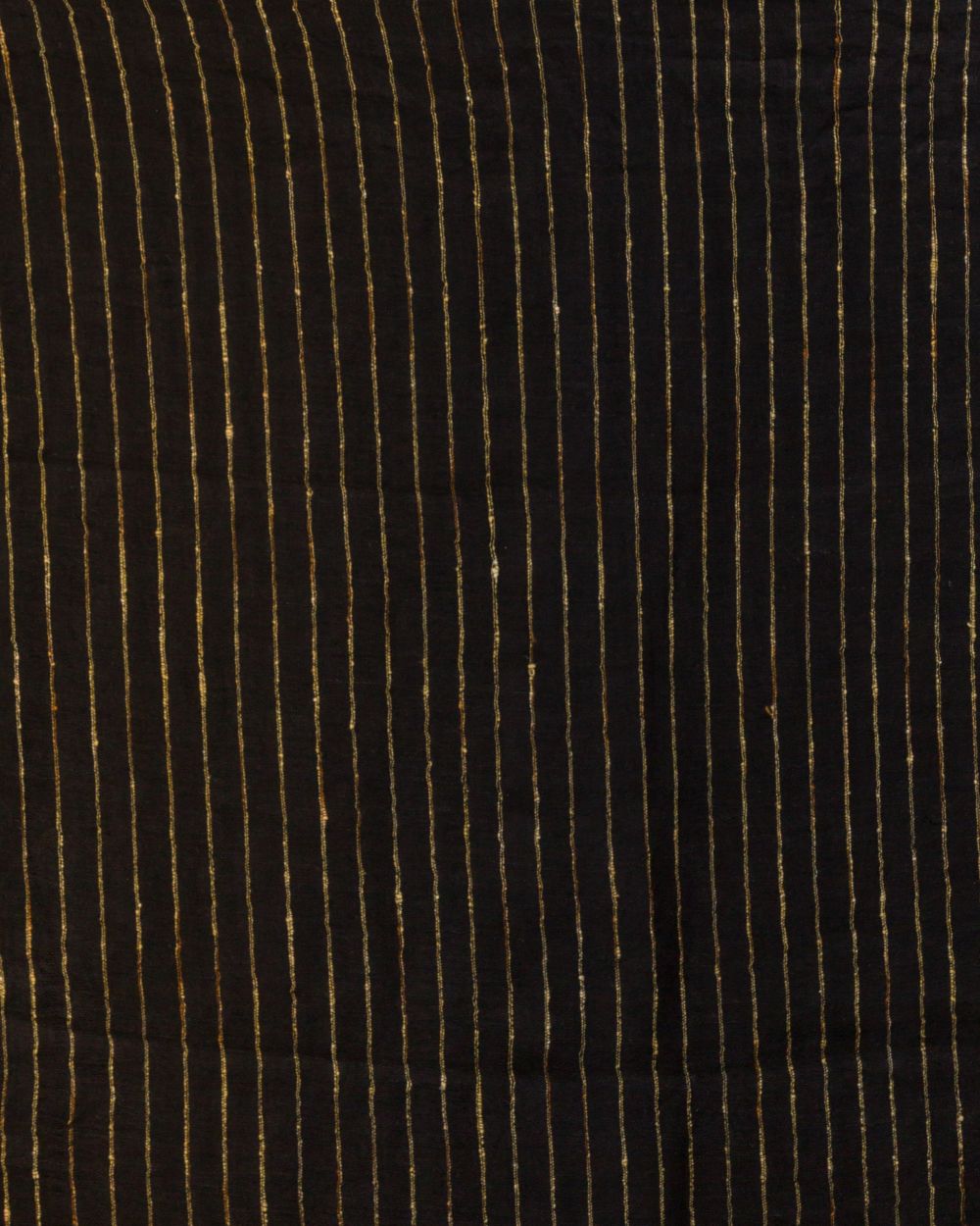 Black Handloom Linen Saree