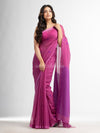 Magenta resham cotton kota check all over Buti jacquqrd Pallu handwoven saree