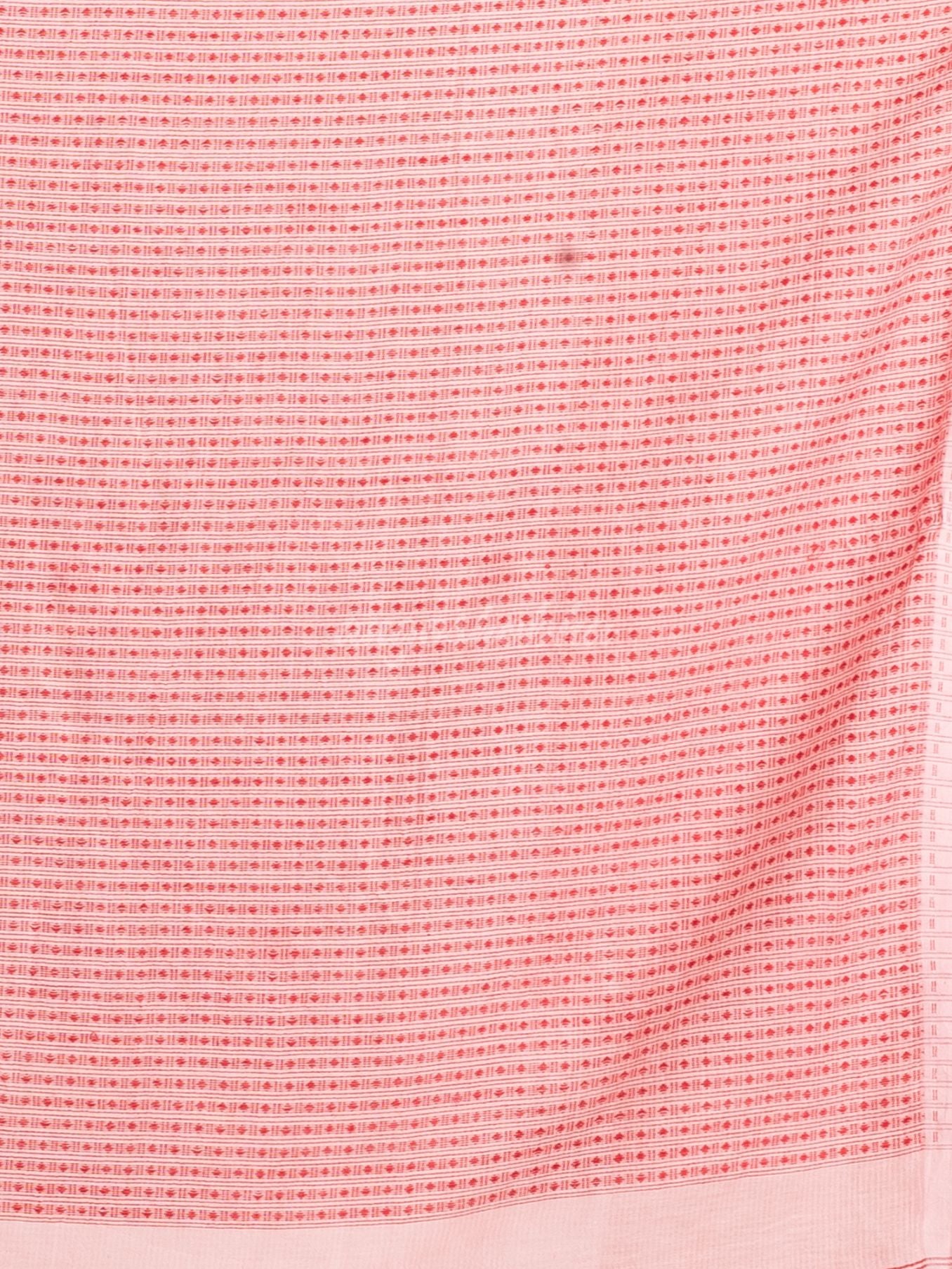 Pink salt resham cotton kota check all over Buti jacquqrd Pallu handwoven saree