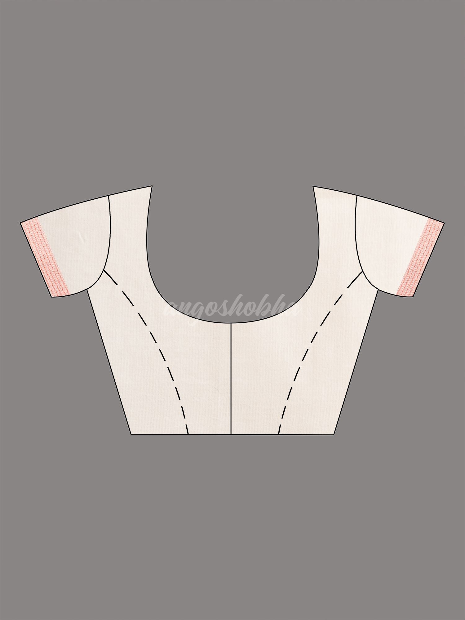 White resham cotton kota check all over Buti jacquqrd Pallu handwoven saree