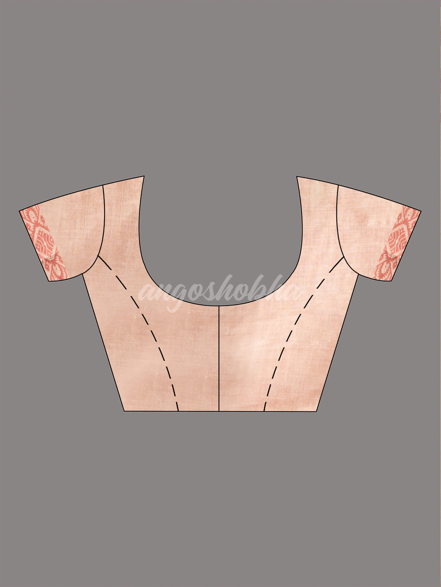 White Cotton All Body Buti Red Jacquard Border with Pallu Handloom Saree