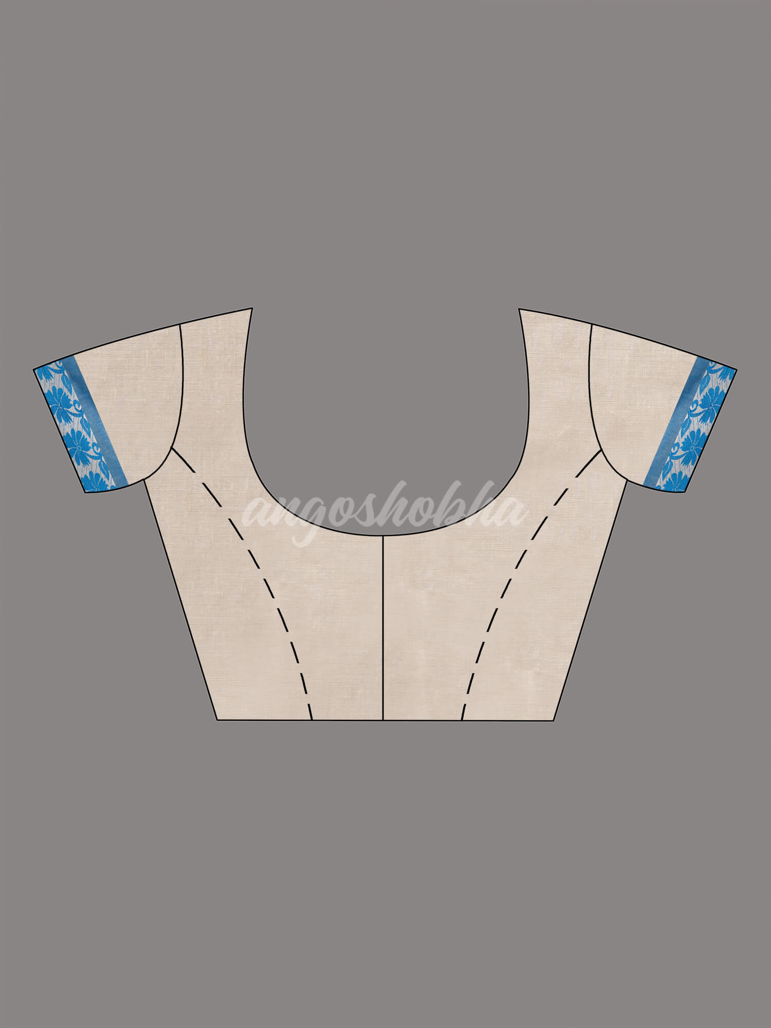 White Cotton All Body Buti With Pallu Multi Colour Border Jamdani Saree