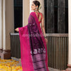Magenta Cotton All Body Buti With Mahapar Border Jamdani Saree