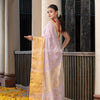 pale purple linen traditional handloom saree