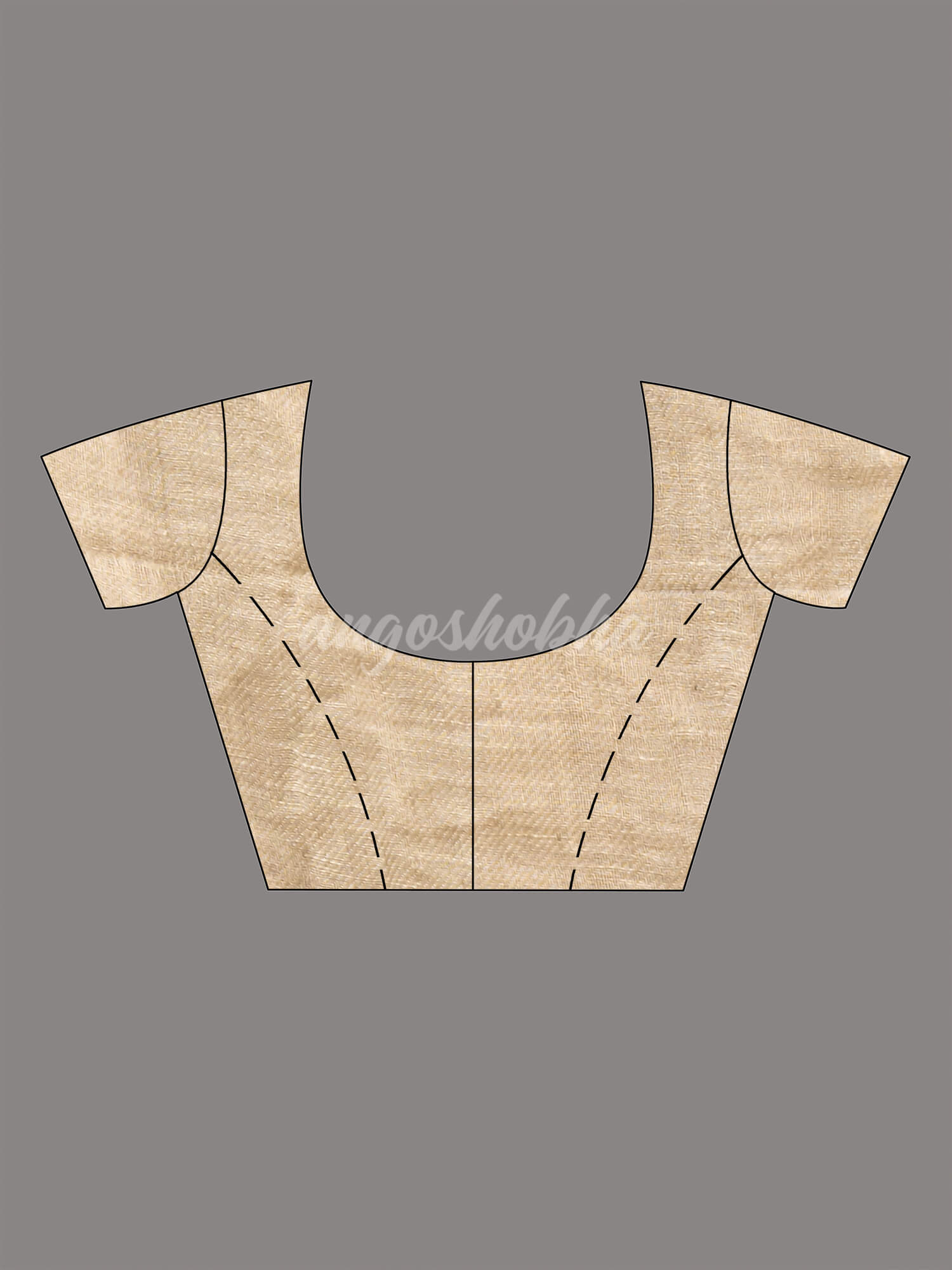 Grey twill weaving with sage green pallu in white and black border handwoven linen saree