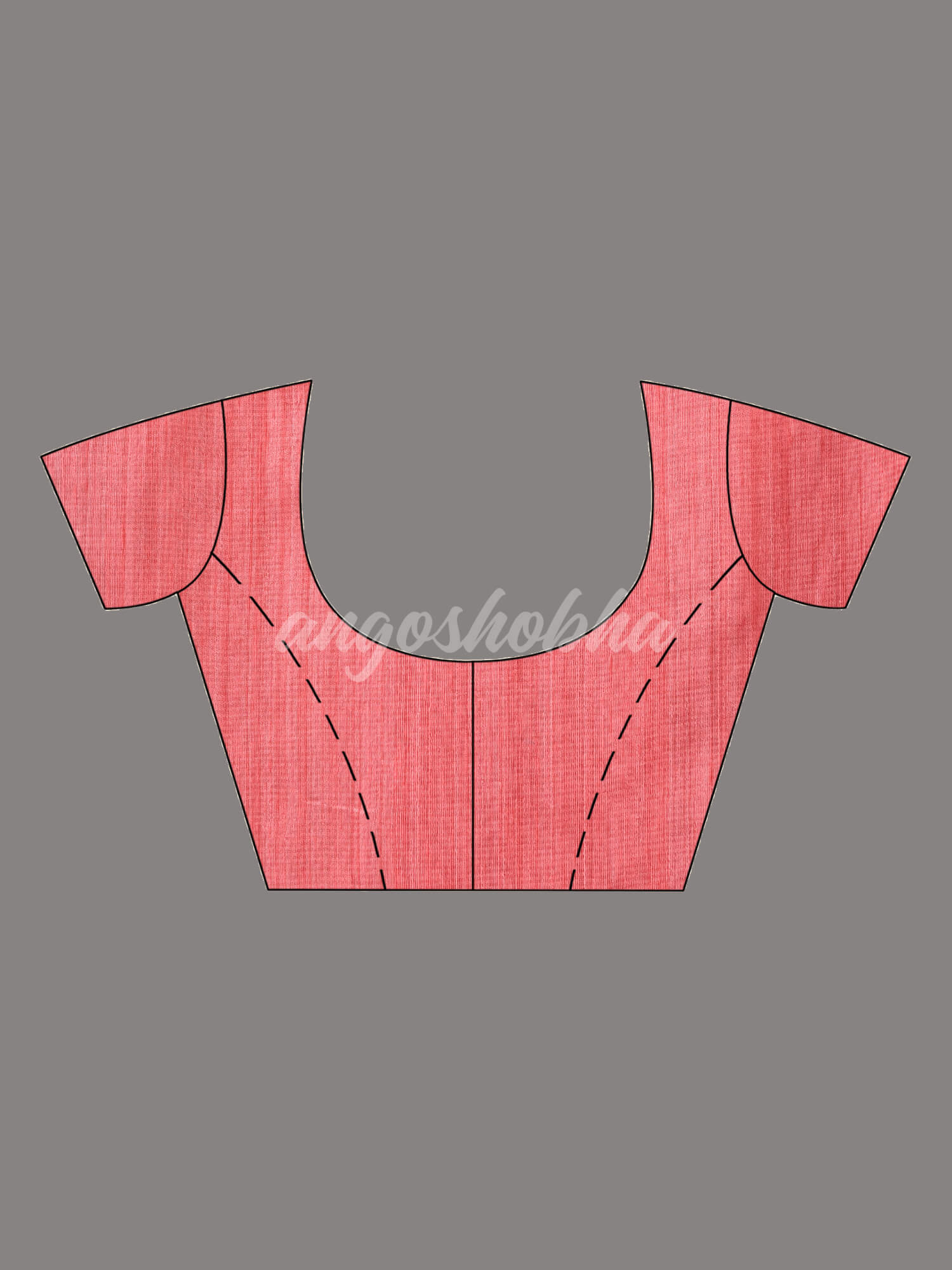 Traditional Peach Orange Matka Silk Sequin Soft Jamdani Saree