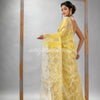 Traditional Yellow Matka Silk Sequin Soft Jamdani Saree