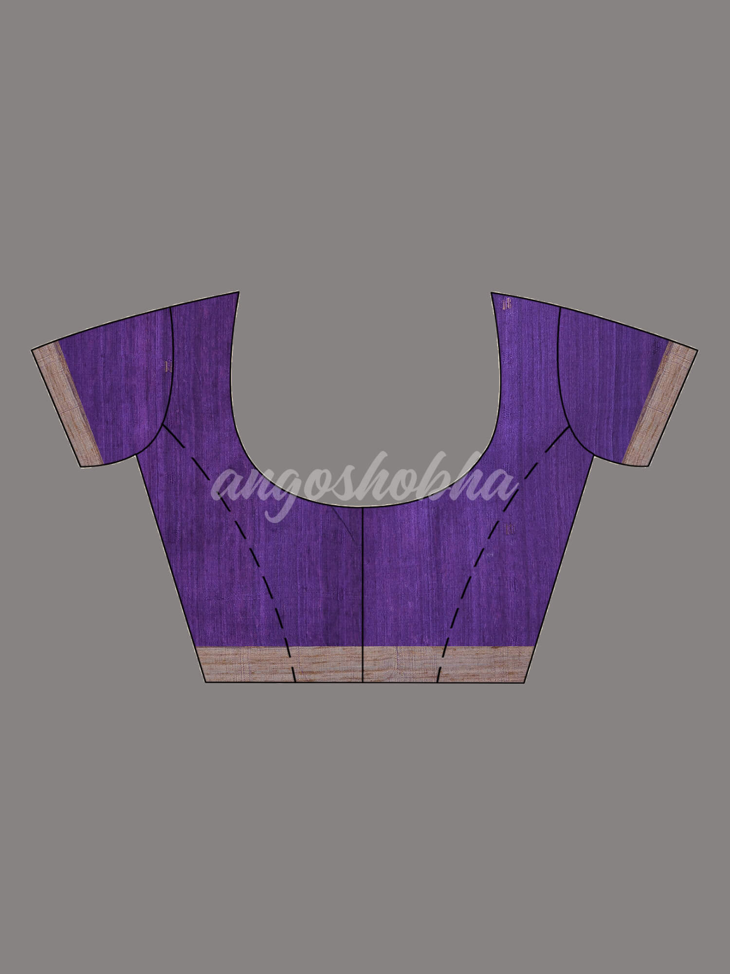 Traditional Violet Silk Matka Sequin Jamdani Saree