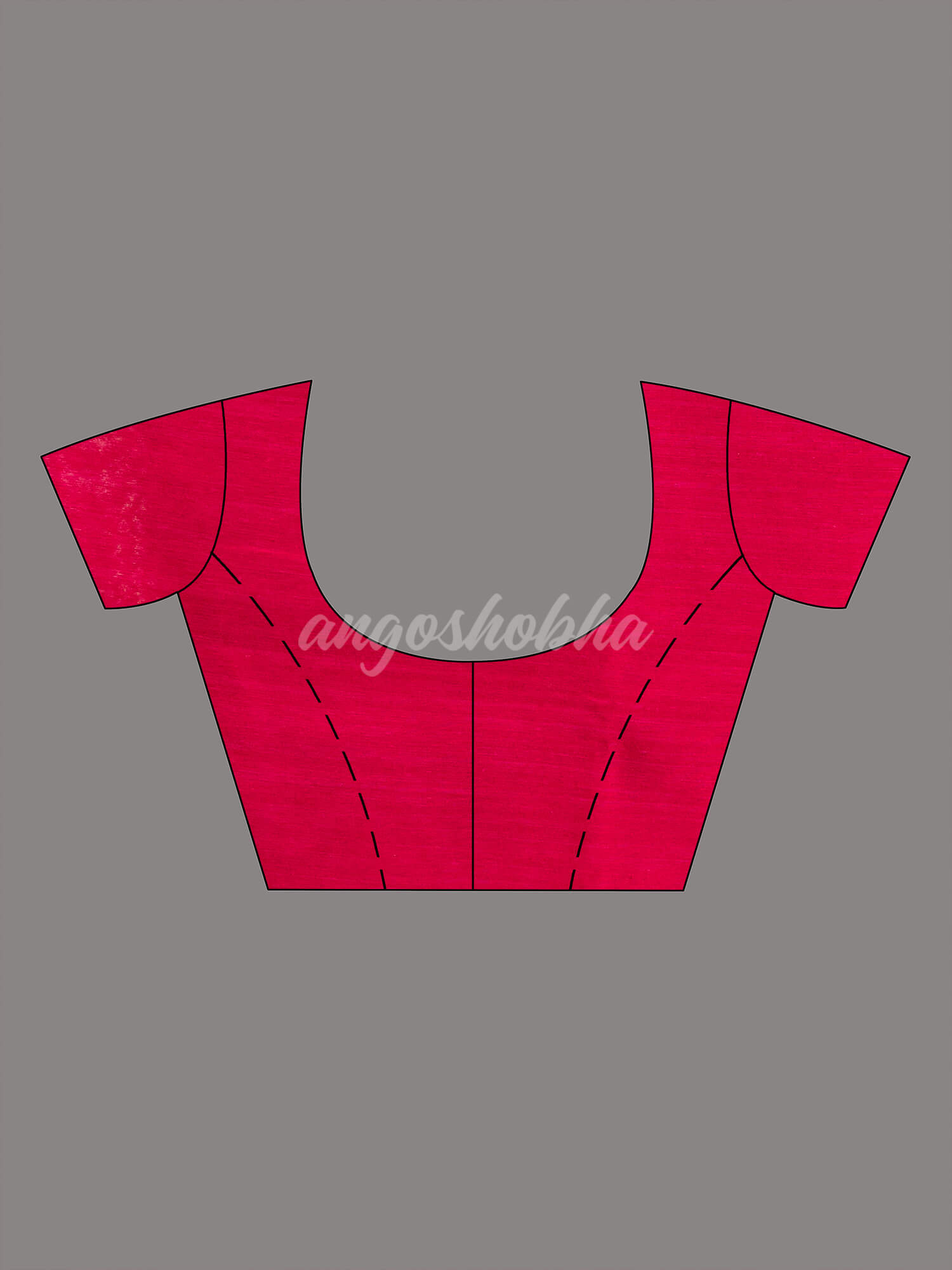 White & Rani Silk Matka Solid Body Handwoven Jamdani Saree