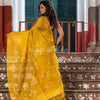 Traditional Mustard Silk Sequin Soft Jamdani Saree
