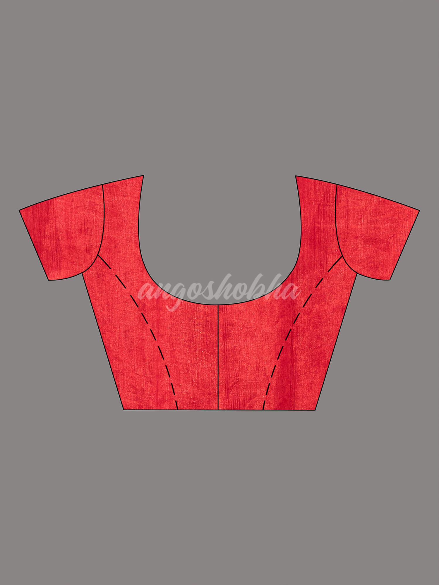 Red & Silver Tissue Linen Multi Color Pallu Handwoven Saree