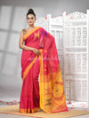 Rani Cotton Blend All Body Motive With Yellow Pallu Handloom Saree