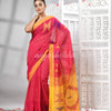 Rani Cotton Blend All Body Motive With Yellow Pallu Handloom Saree