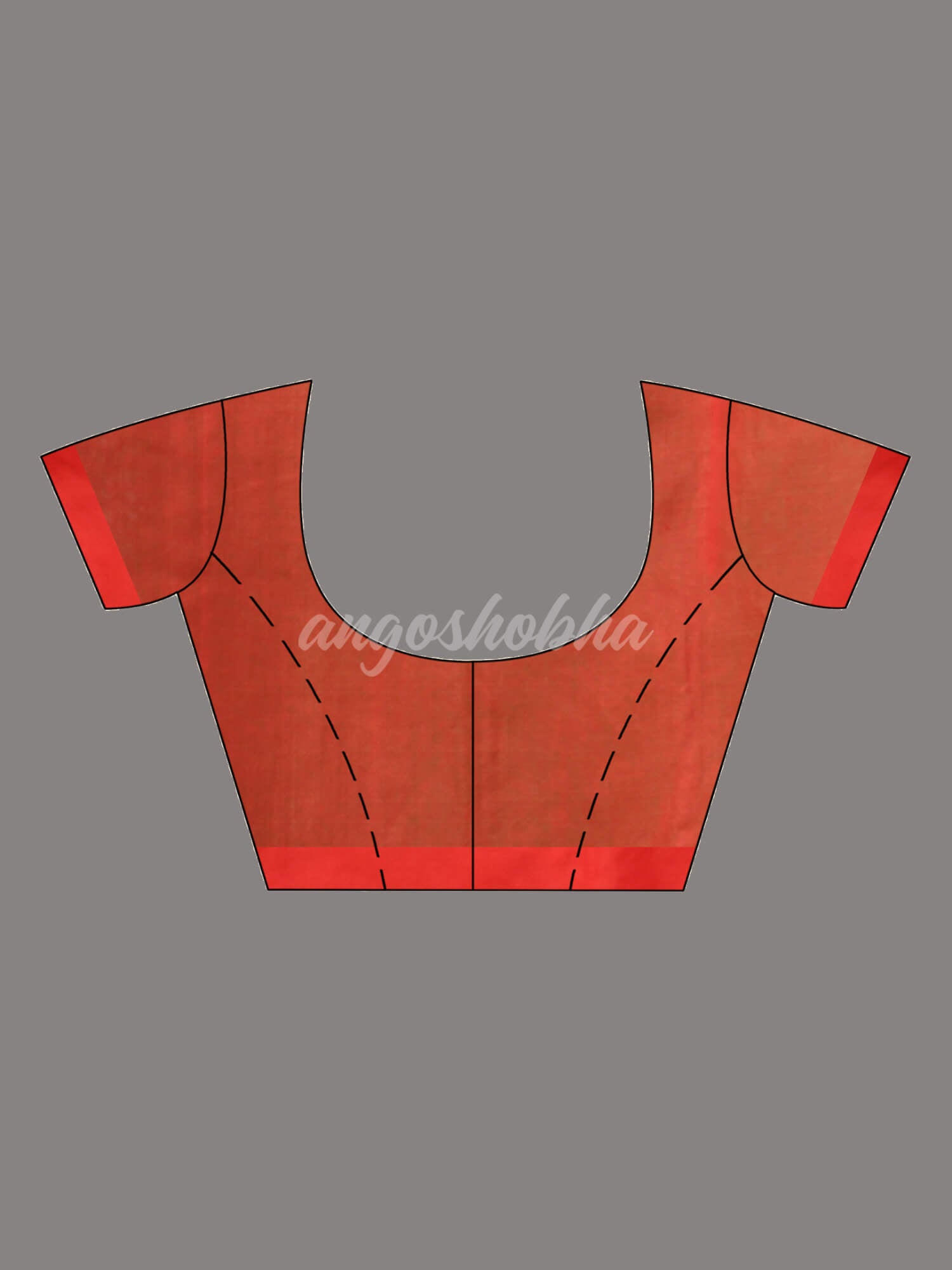 Pista Cotton Blend All Body Motive With Red Pallu Handloom Saree